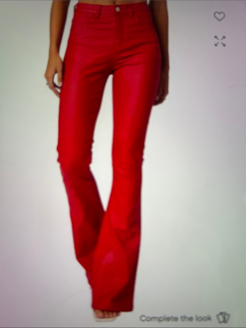 Edikted Vibrant Red Women’s Jeans